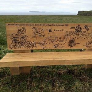 Interpretive bench