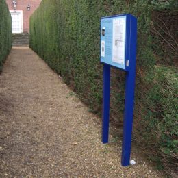 Fusilier entrance information sign