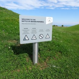 Modular public warning danger sign