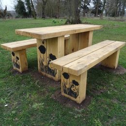 Verdyn park picnic table