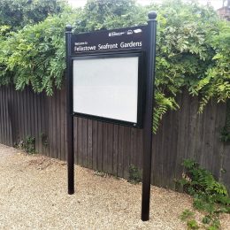 Richmond noticeboard metal